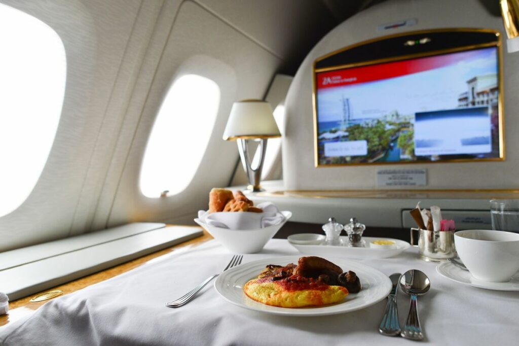 hrana u avionu