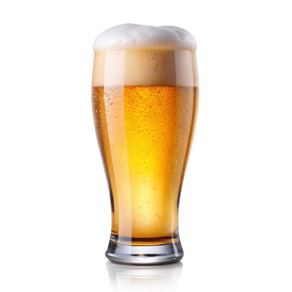 pivo u čaši, pivo s penom
