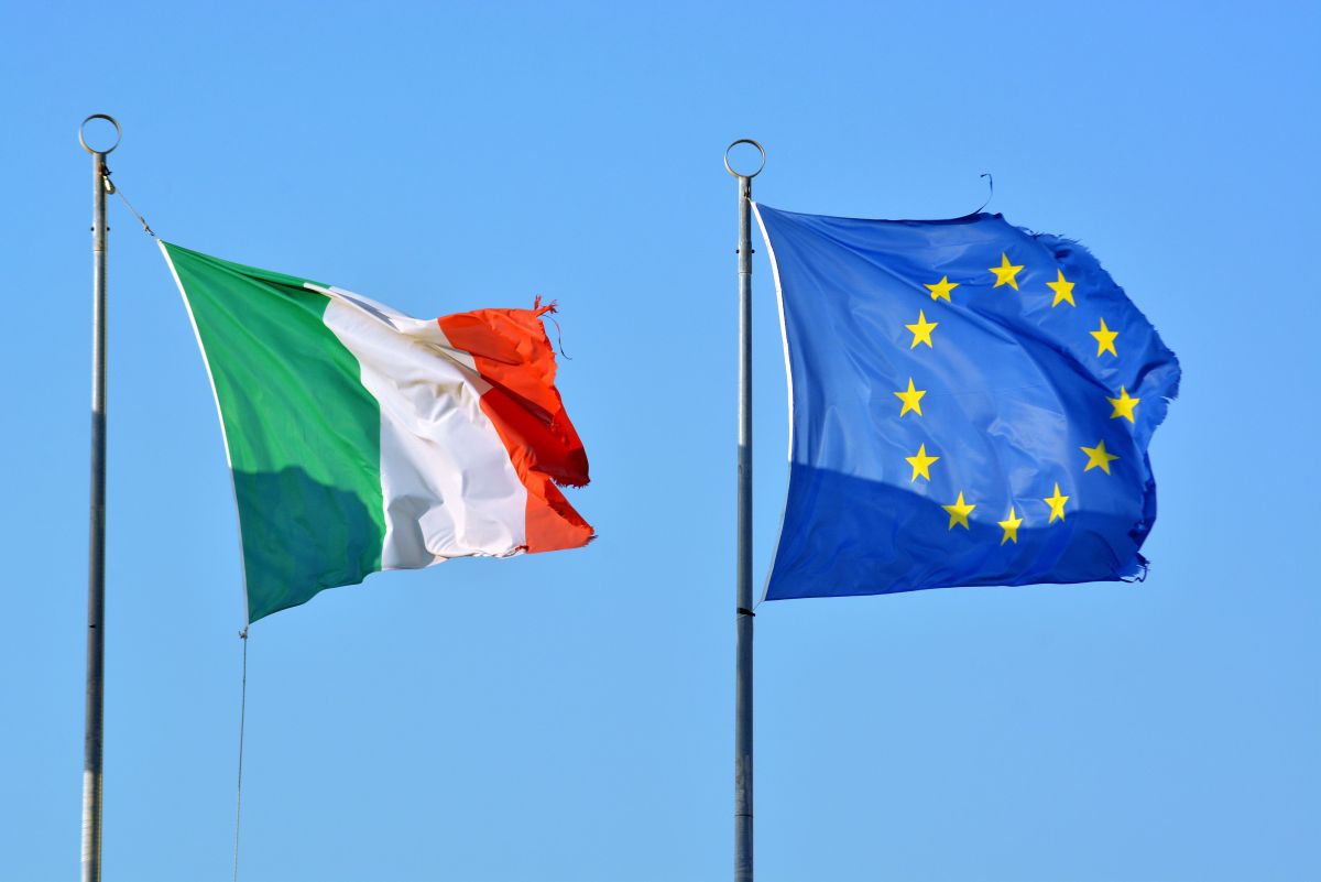 Italija Evropa zastava