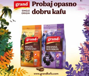 Grand kafa Brazil i Ruanda front