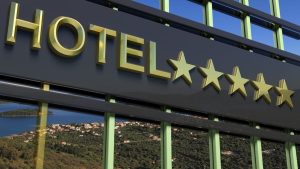 Michelin hotel znak 5 zvezdica