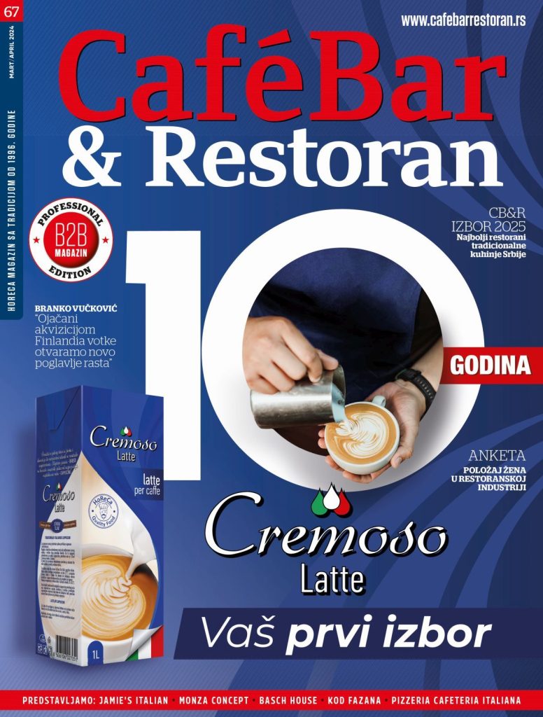 Cafe Bar & Restoran naslovna magazina