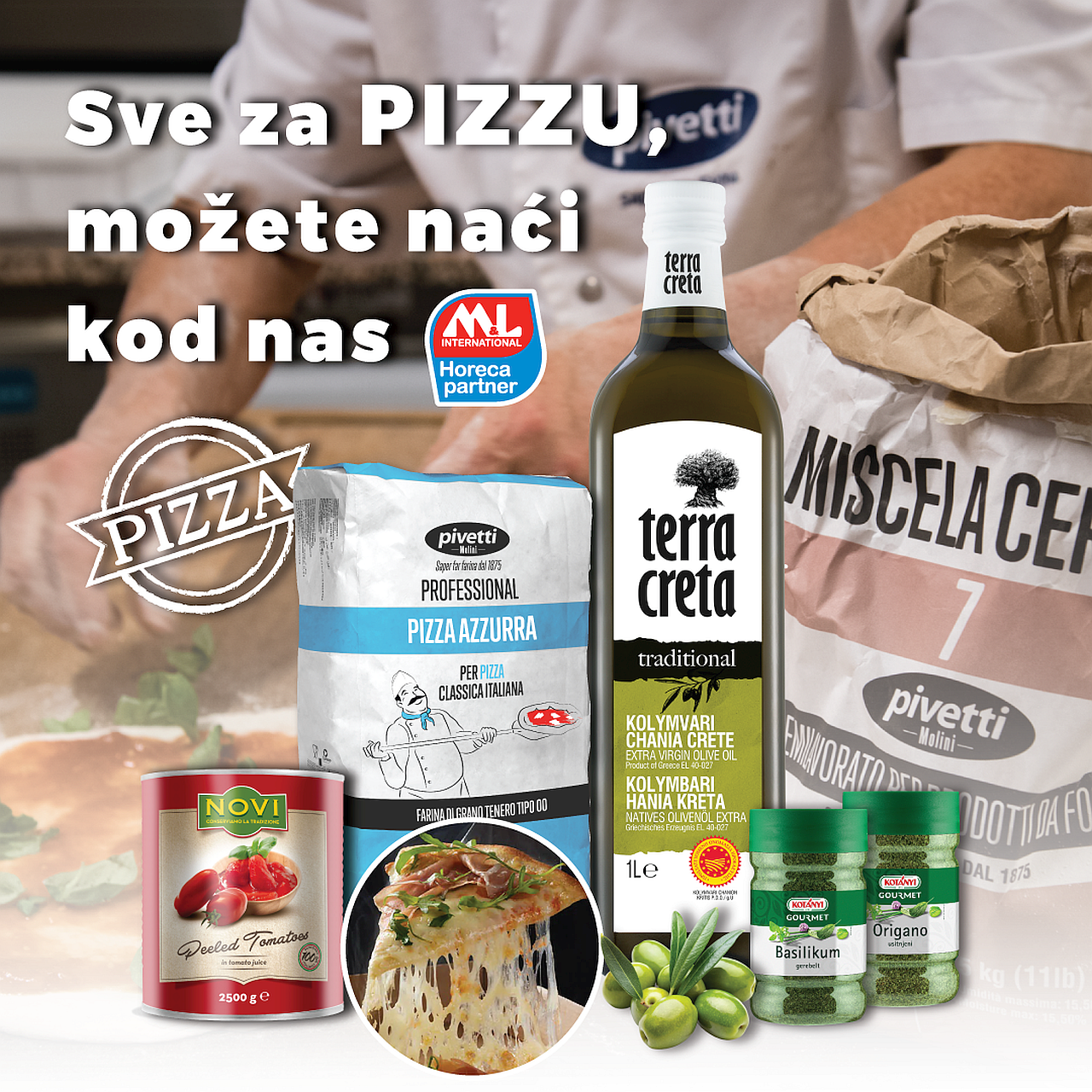 ML International sve za pizzu