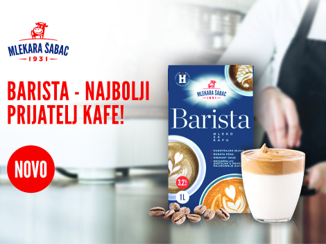 Barista mleko za kafu