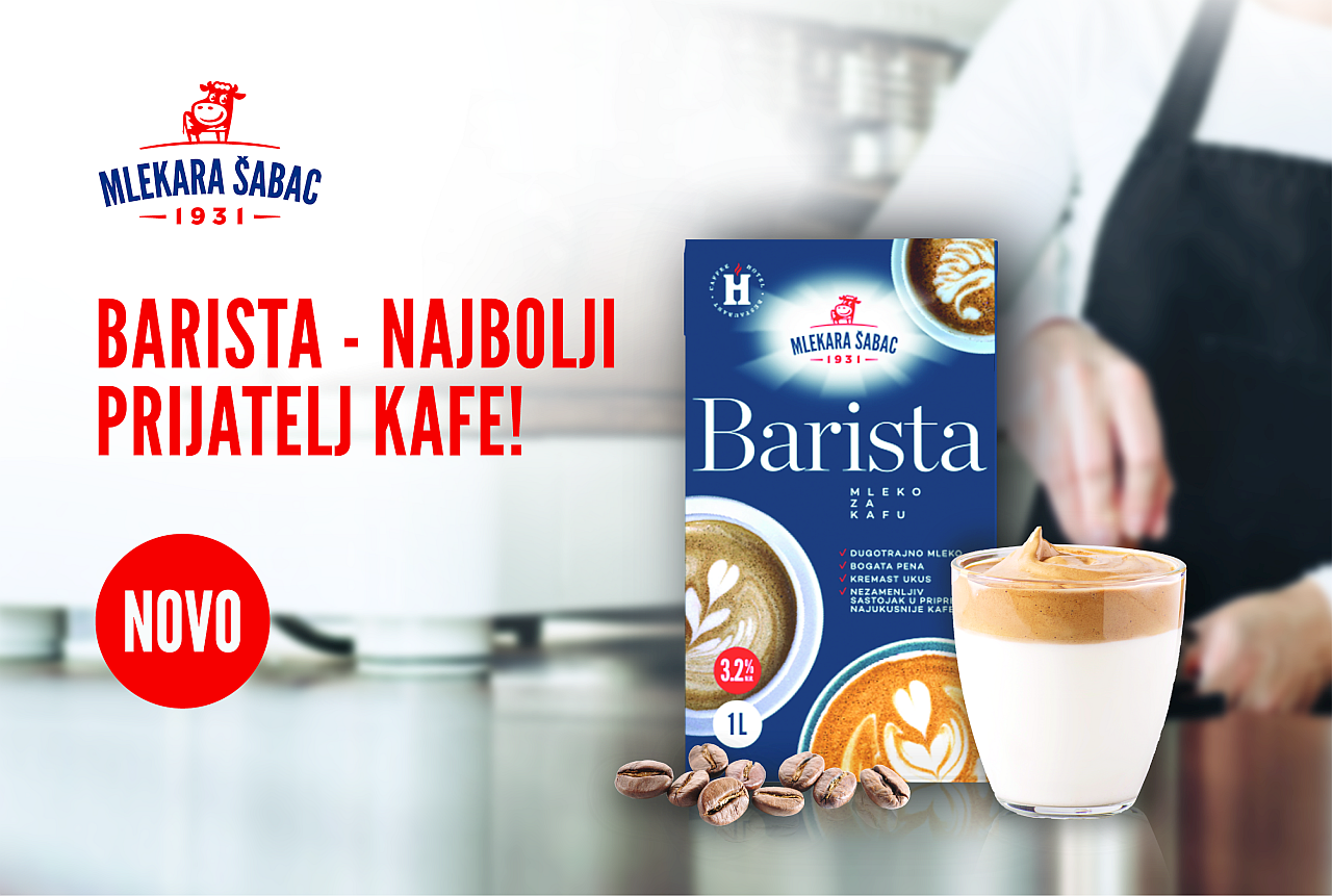 Barista mleko za kafu