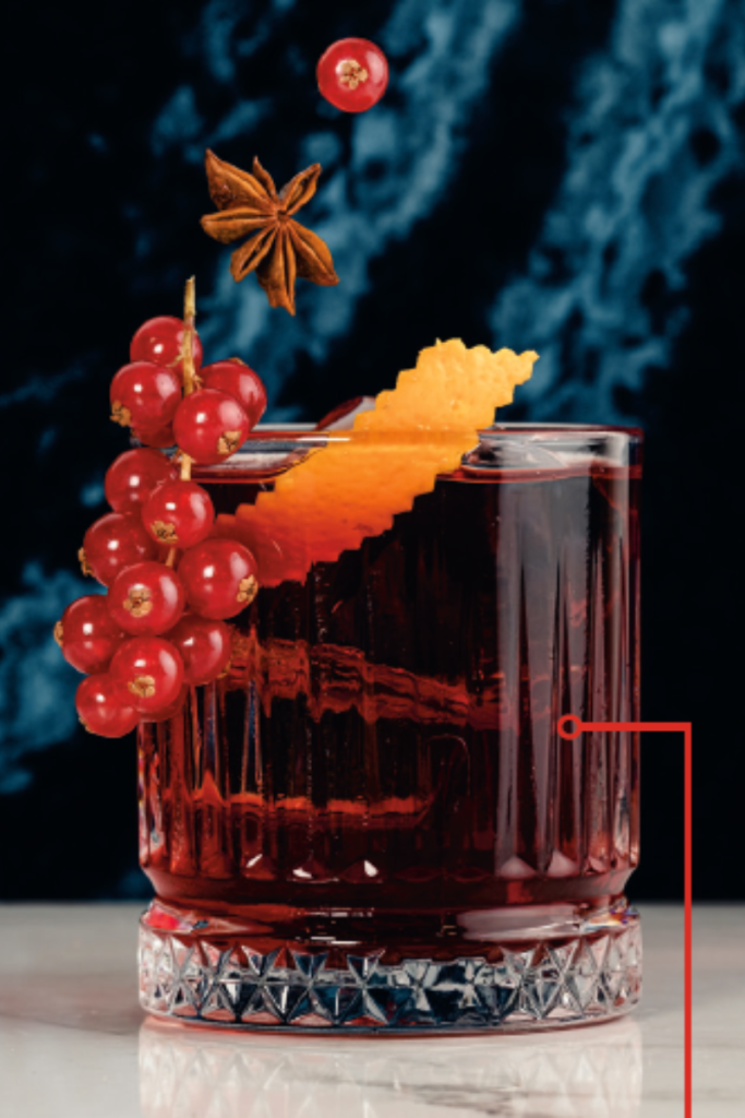 Monin Spiced Red Berries Spicy-Berry Boulevardier