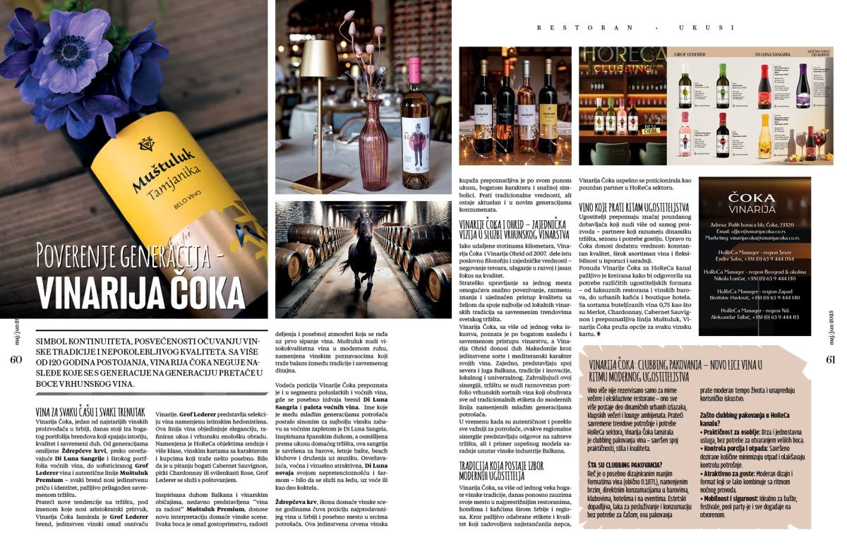 Cafe Bar & Restoran Vinarija Čoka