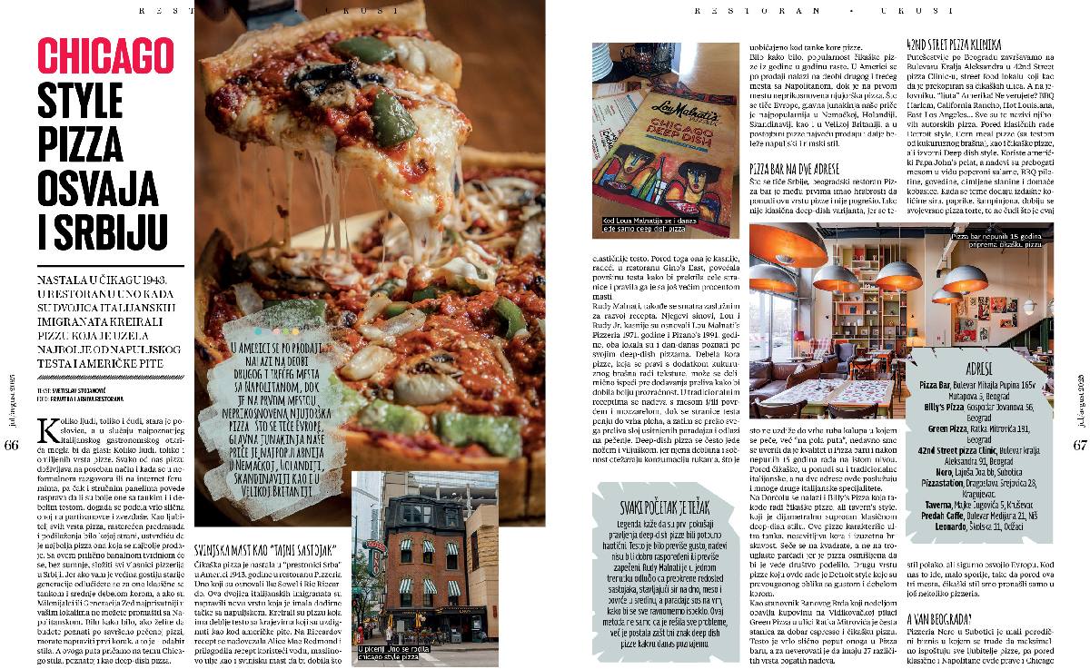 Cafe Bar Čikago pizza